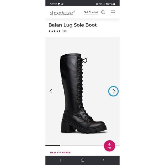 New 9E Wide Shoe Dazzle Black Balan Lug Sole Platform Chunky Heel Boots - Picture 3 of 8